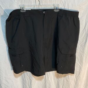 Bass Pro Shops Black Cargo Shorts for Men